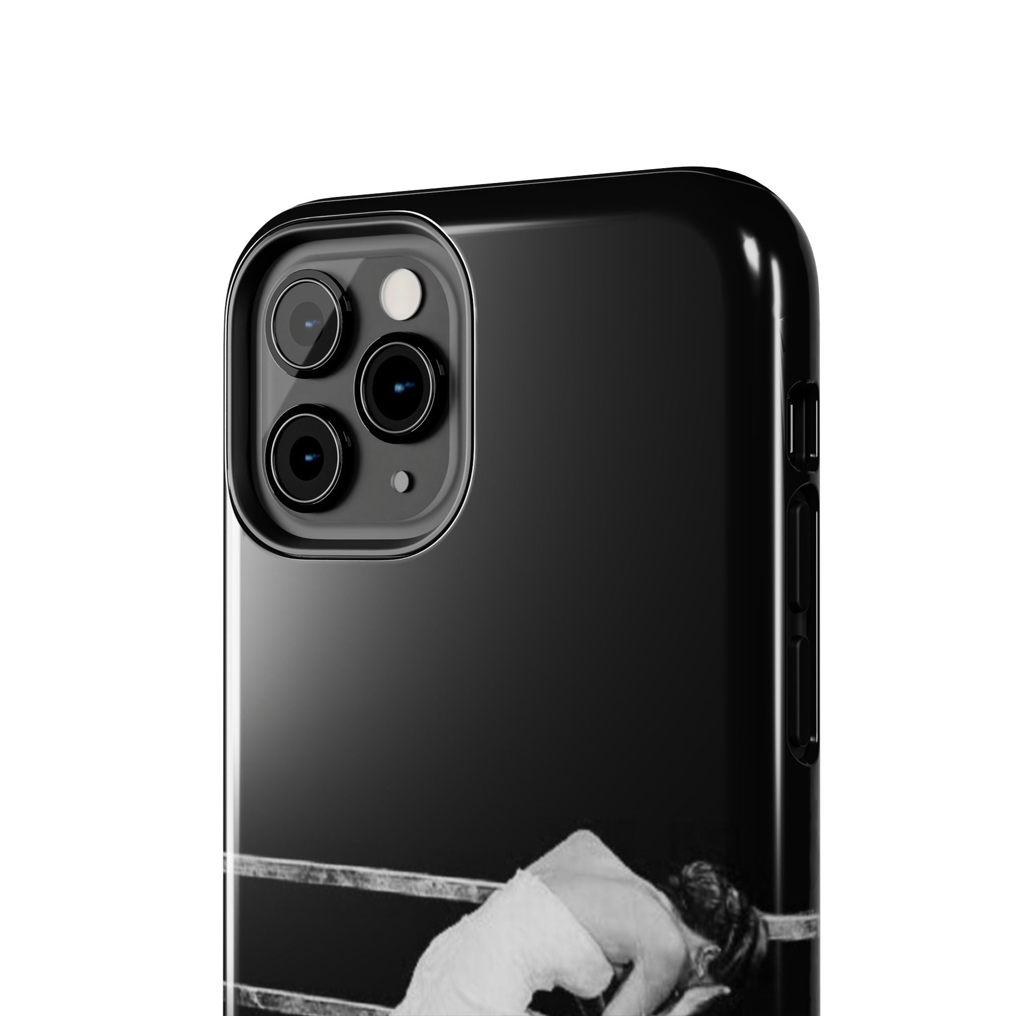 Vintage Ballerina Tough Phone Case — Black & White Dance Photo Protective Cover