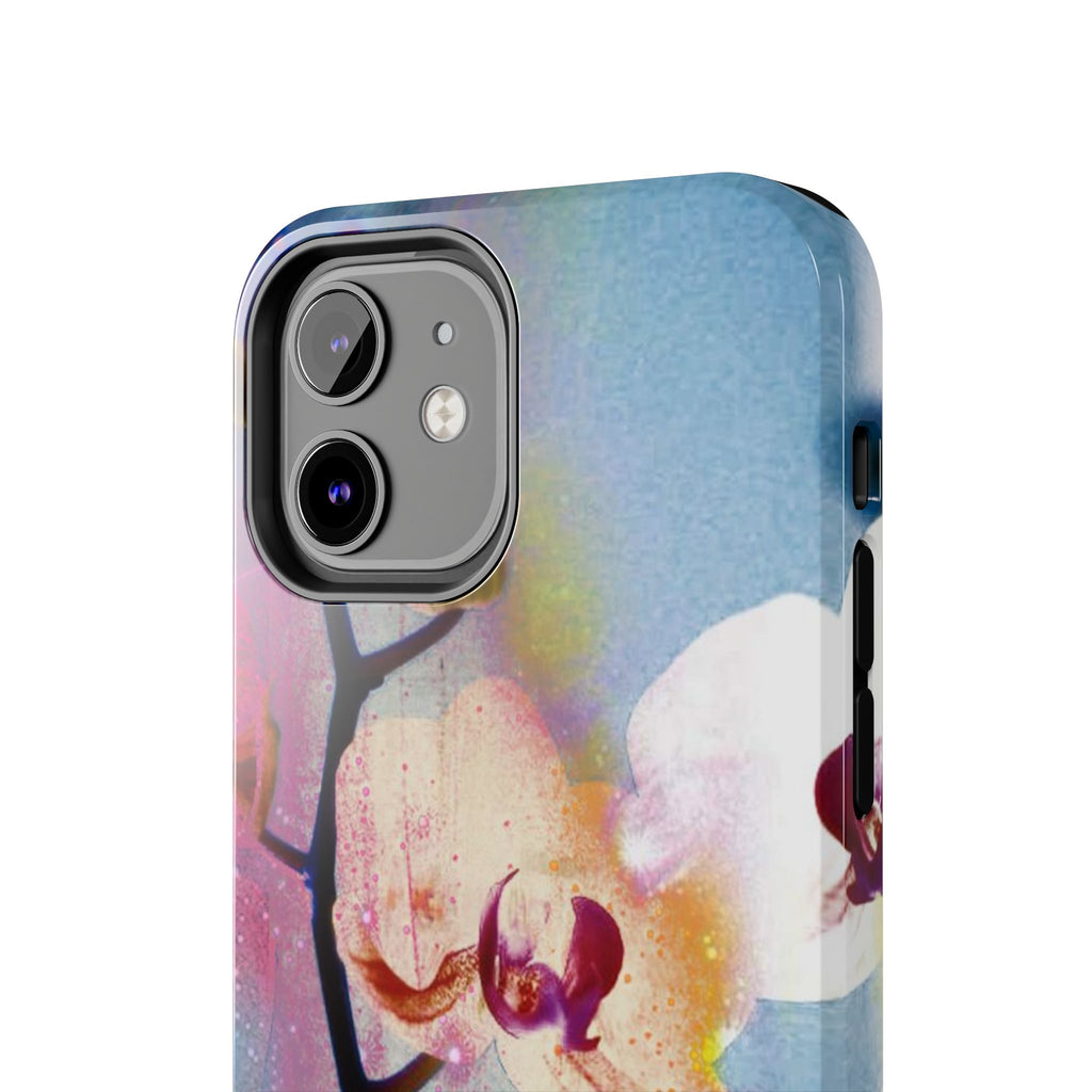 Orchid Tough Phone Case — Pastel Floral Protective Cover for iPhone & Android