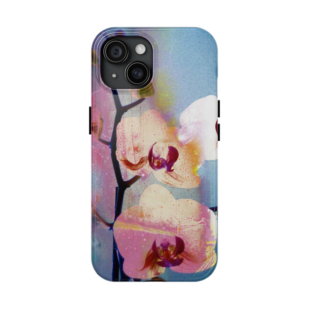 Orchid Tough Phone Case — Pastel Floral Protective Cover for iPhone & Android