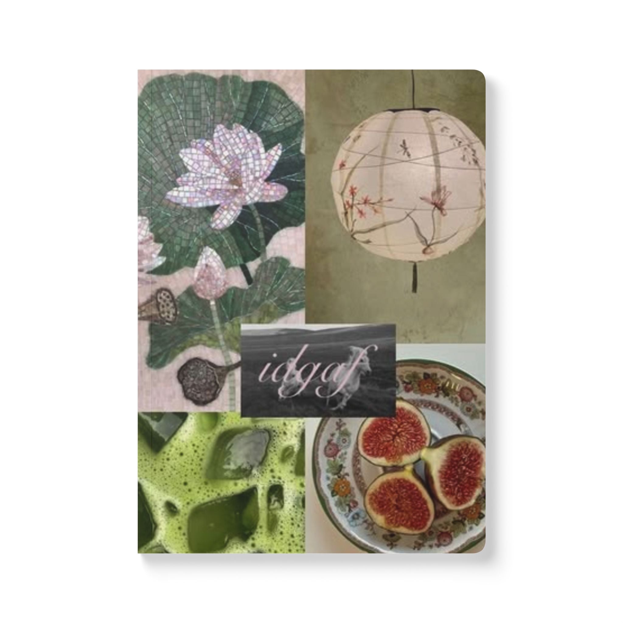 Vintage Collage Softcover Journal — Floral, Botanicals & Travel-Inspired Notebook