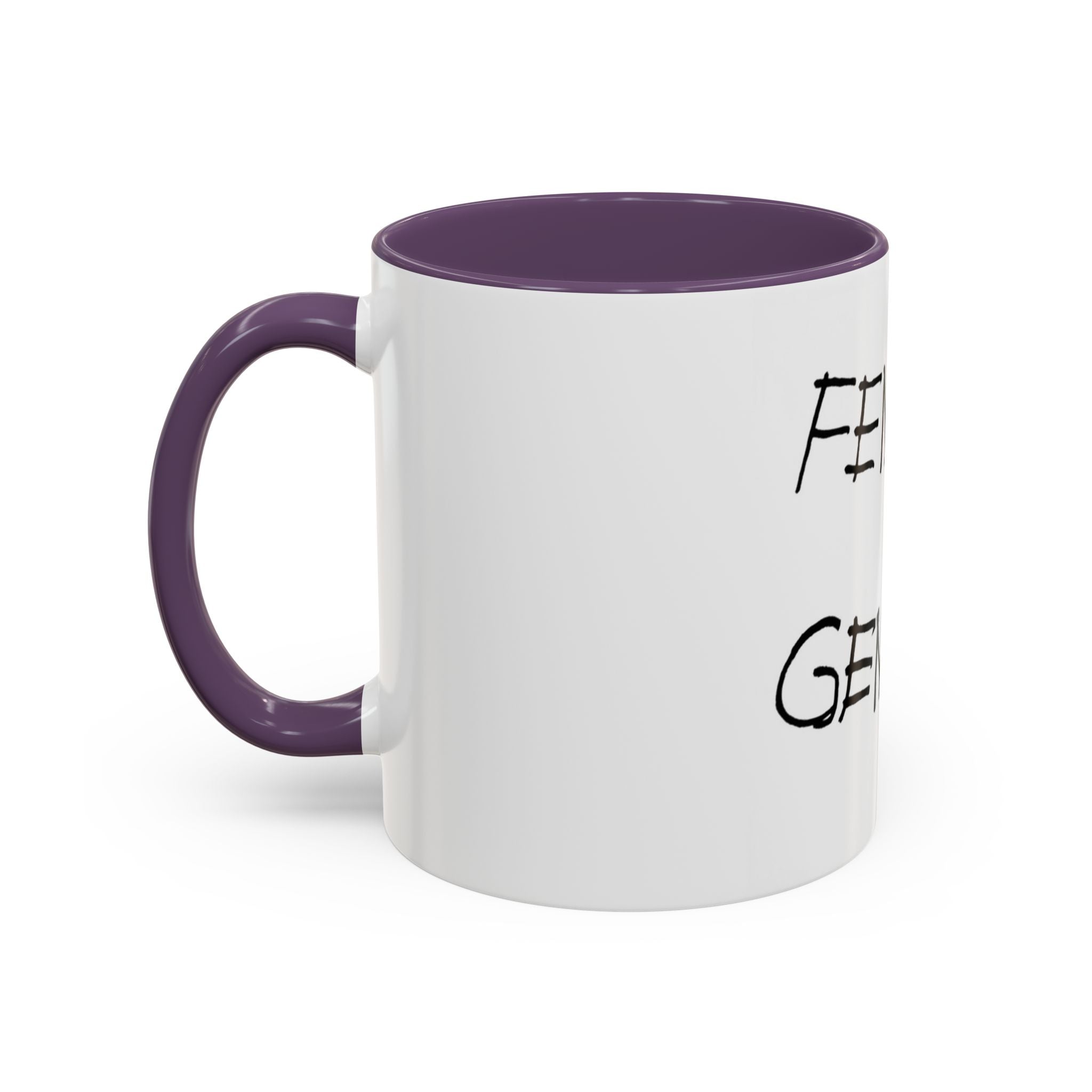 Female Genius Accent Coffee Mug