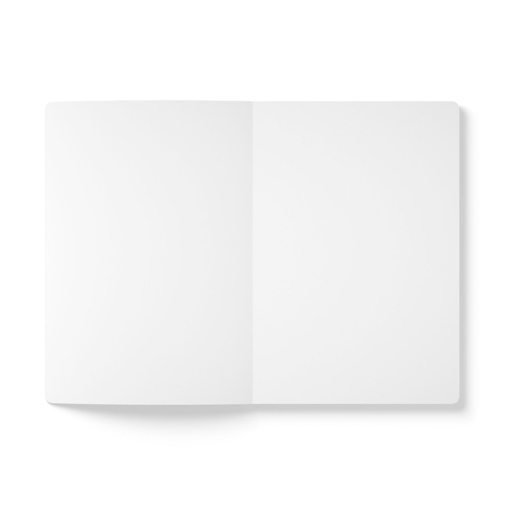 Softcover Journal — 'LOVE LIKE A POET' Bold Typography & Black‑White Photo Notebook