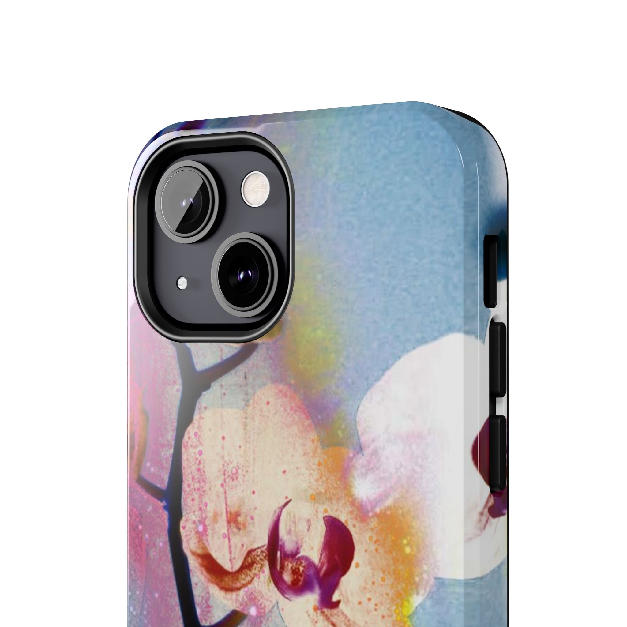 Orchid Tough Phone Case — Pastel Floral Protective Cover for iPhone & Android