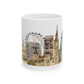 London Skyline Ceramic Mug – Watercolor Cityscape (11oz, 15oz)