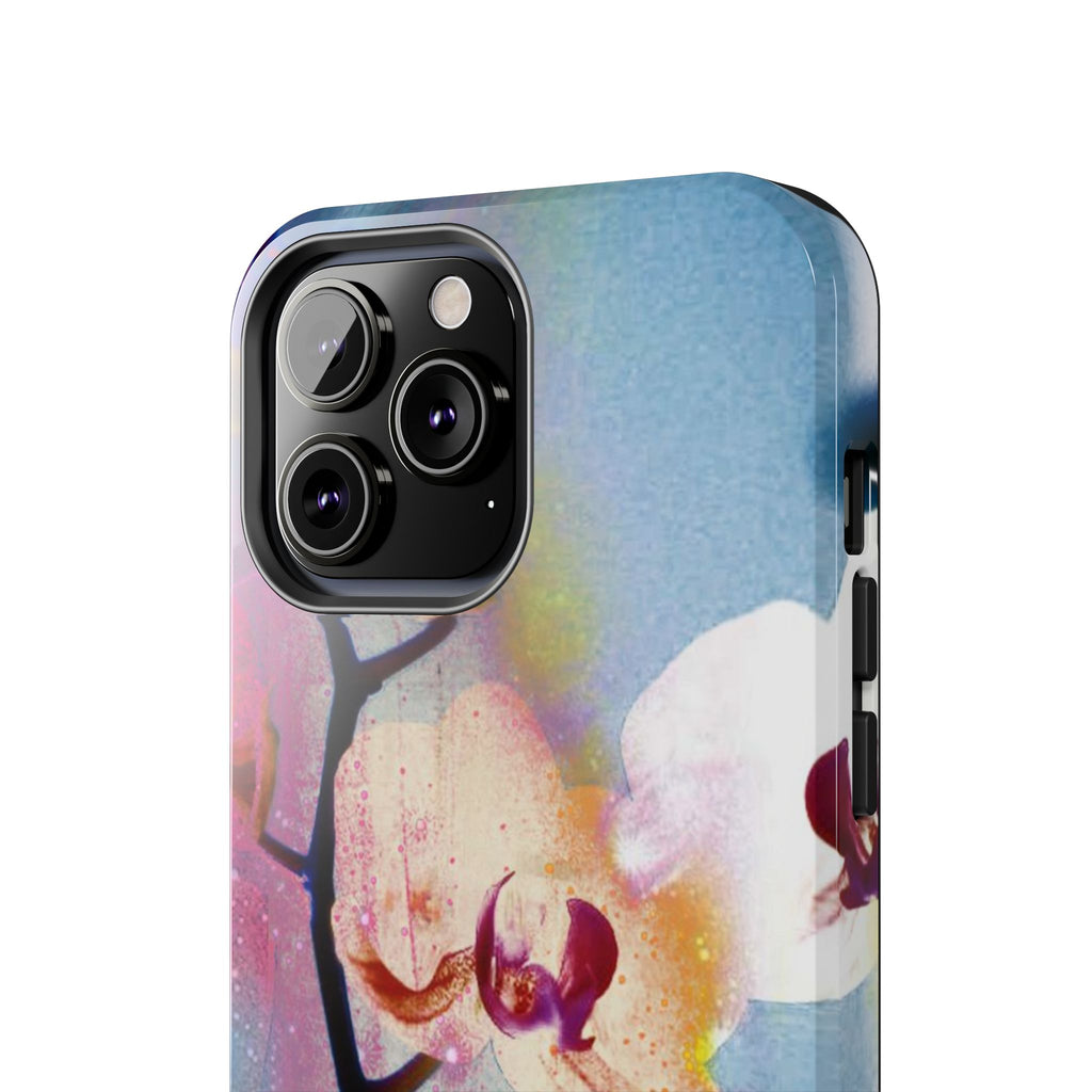 Orchid Tough Phone Case — Pastel Floral Protective Cover for iPhone & Android